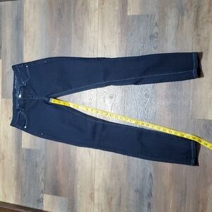 Blank NYC dark indigo skinny jeans with stretch